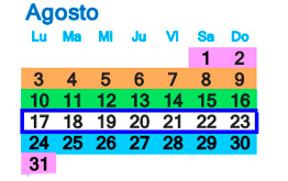 Calendario Mes